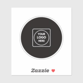 Transparentes Vinyl-Logo-Geschäfts-Promo-QR-Label Aufkleber