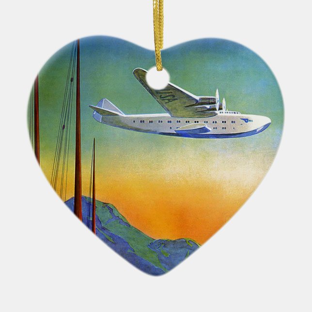 Transpazifische Keramik Ornament (Vorne)