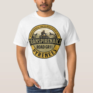 Transpirenaica Straße GR11 Pyrenäen T-Shirt