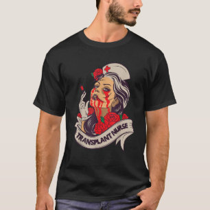 Transplant Nurse RN Halloween Graphic for Nurse Pr T-Shirt