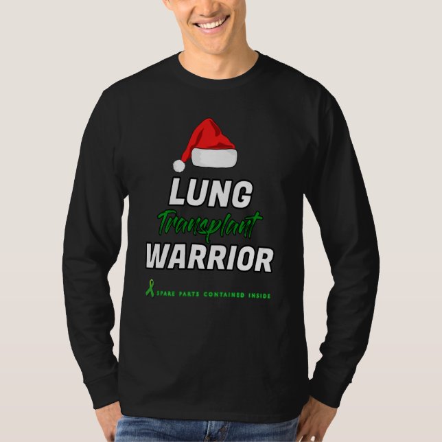 Transplant-Transplant-Weihnachtsüberlebter Krieger T-Shirt (Vorderseite)