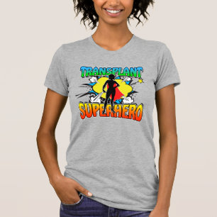 Transplantat Superhero Frauen Transplantat Empfäng T-Shirt