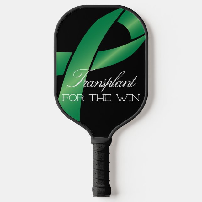 Transplantation für die Win Elegant Green Ribbon C Pickleball Schläger (Vorderseite)