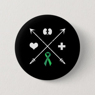 Transplantationsbewusstsein Nierenerkrankung Monat Button