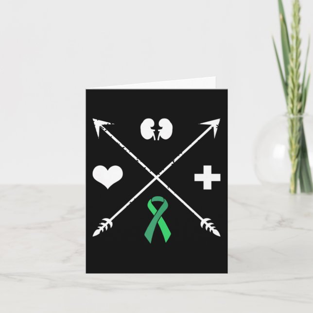 Transplantationsbewusstsein Nierenerkrankung Monat Karte (Vorderseite)