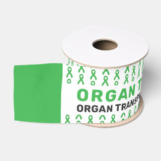 Transplantationsbewusstseins-Musterband Ripsband