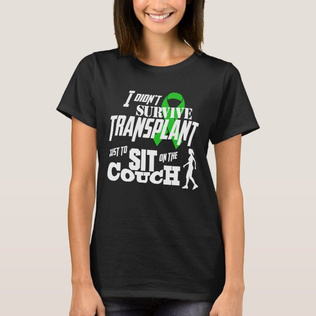 Transplantatübersiedlerin Wandern T-Shirt (Vorderseite)