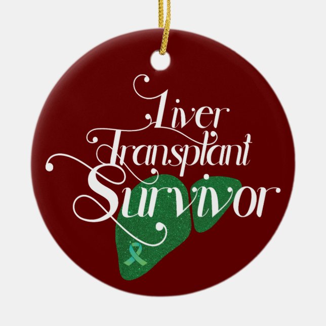 Transplantatübersiedlung für Grünleber Keramik Ornament (Vorne)