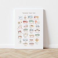Transport Alphabet ABC Kinderraum