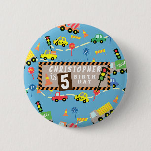 Transport Blue Button