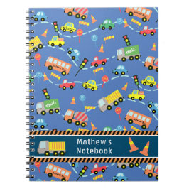 Transport Blue. Notizbuch Notizblock