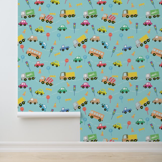 Transport Blue Tapete (Anwendung)