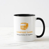 Transport et tasse de logo de logistique