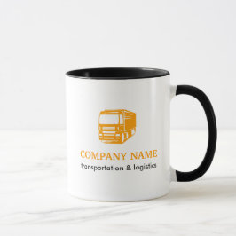 Transport et tasse de logo de logistique
