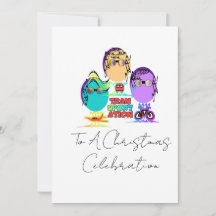 Transport Karikatur Weihnachtsfeier