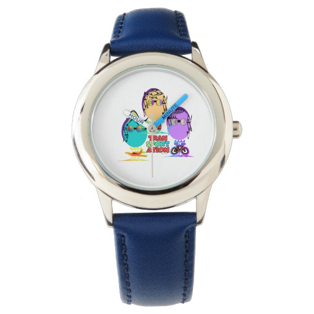 Transport Kids Armbanduhr (Vorderseite)