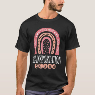 Transport Squad zurück zum Schulbusfahrer Mon T-Shirt