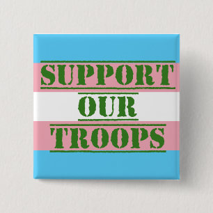 Transport-Stolz-Unterstützung unser Truppe-Knopf Button