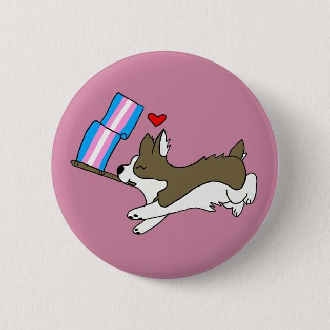 Transport-Stolzcorgi-Button Button (Vorderseite)