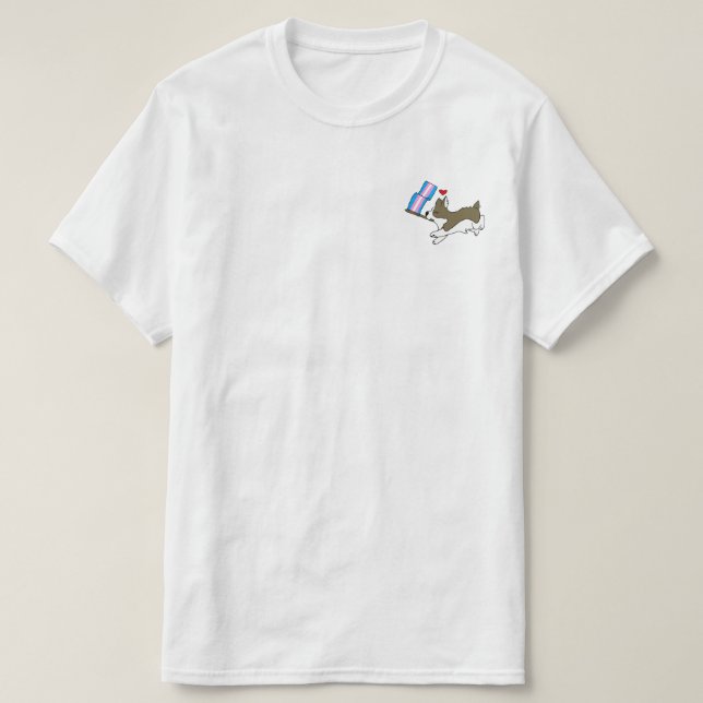Transport-Stolzcorgi-T-Shirt T-Shirt (Design vorne)