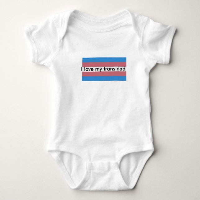 Transport-Vati-Shirt Baby Strampler (Vorderseite)