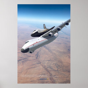 Transport von Buran auf Antonow An-225 Poster