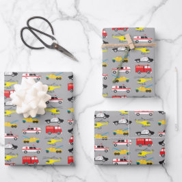 Transport von Notaren Geschenkpapier Set