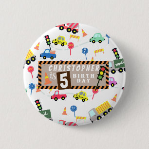 Transport White Button