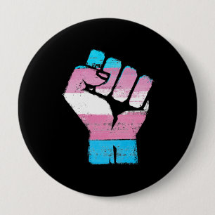 Transport WIDERSTEHEN FAUST - LGBTQ Vintager Button
