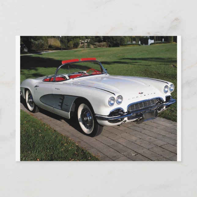 Transportation 077,klassische Autos,Korvette,ein K Postkarte (Vorderseite)