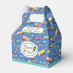 Transportation Blue Favor Box Geschenkschachtel