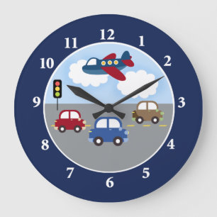 Transportation Clock Große Wanduhr