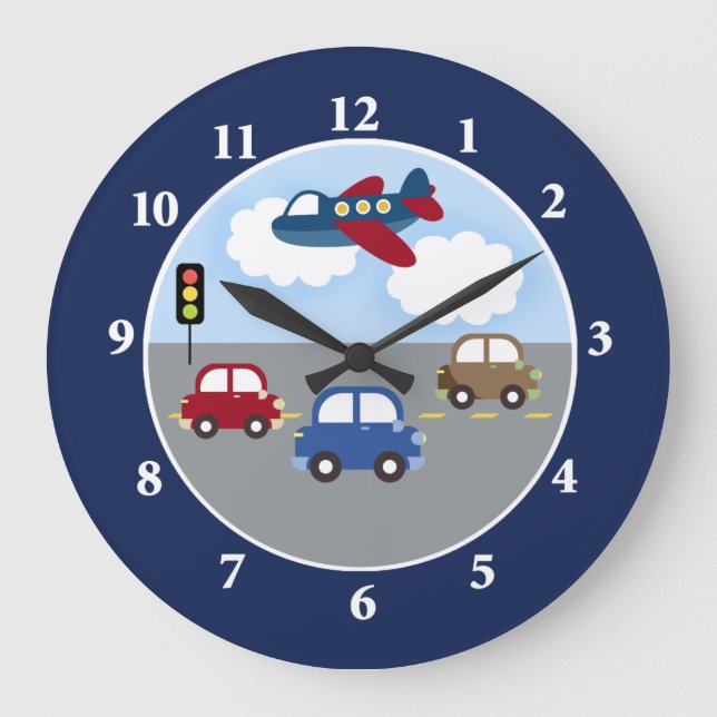Transportation Clock Große Wanduhr (Vorderseite)