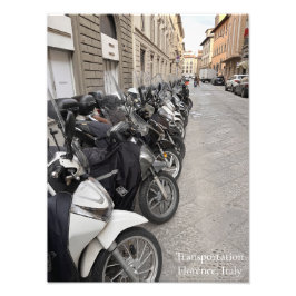 Transportation, Florence, Italy Fotodruck