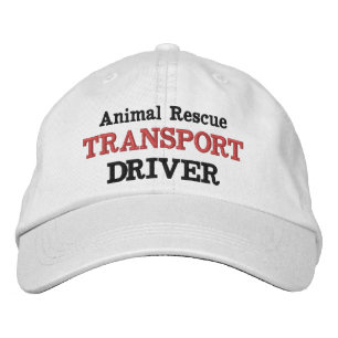 Transportfahrer für Tierrettungsfahrzeuge mit best Bestickte Baseballkappe