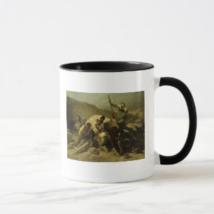 Transportieren der Stein-Blöcke Tasse