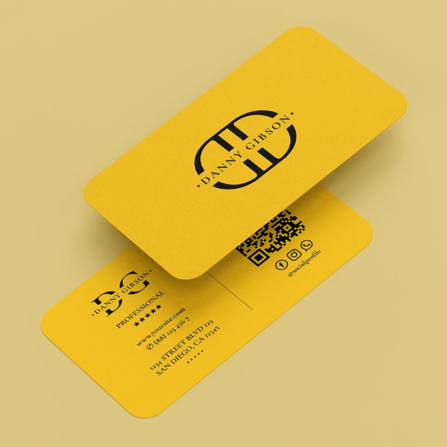 Transportkarren Taxifahrer Monogram G Hellgelb Visitenkarte (Transport Cab Taxi Driver Monogram G Bright Yellow Business Card
)