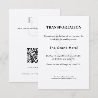Transportverpackung | Shuttle Details QR Code Begleitkarte