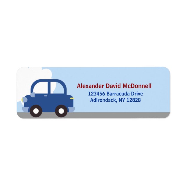 Transportwagen-Adressenkennzeichnungen (Vorne)