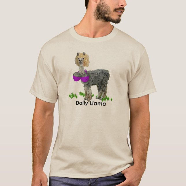 Transportwagen-Lama T-Shirt (Vorderseite)