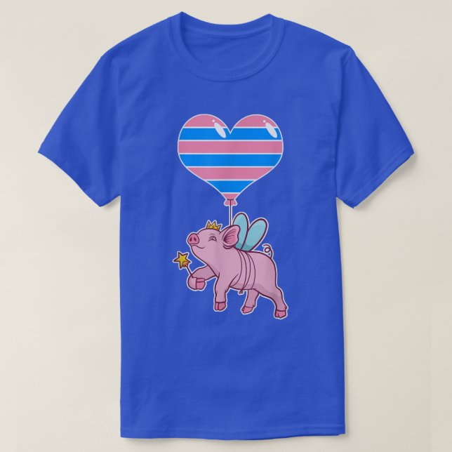 Transseual Pig Fairyseual IdentityNichtbinäre Lieb T-Shirt (Design vorne)