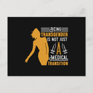 Transsexuelle Medizin ohne Transition Postkarte
