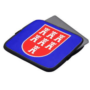 Transsilvanien Wappen rot weiß Laptopschutzhülle