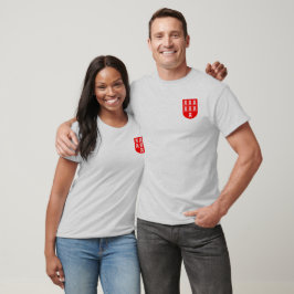 Transsilvanienwappen, rot weiß T-Shirt