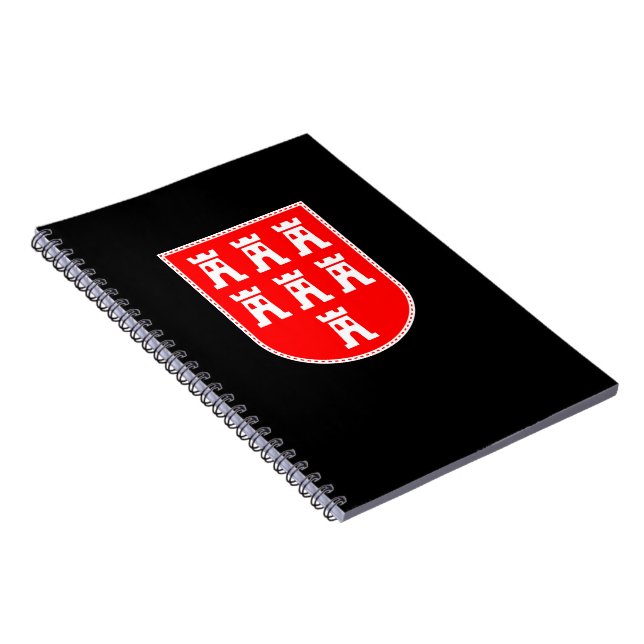 Transsilvanisches sächsisches Wappen Notizblock (Rechte Seite)