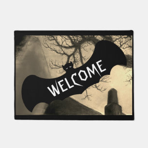TRANSYLVANIAN WELCOME BAT by Jetpackcorps Doormat Fußmatte