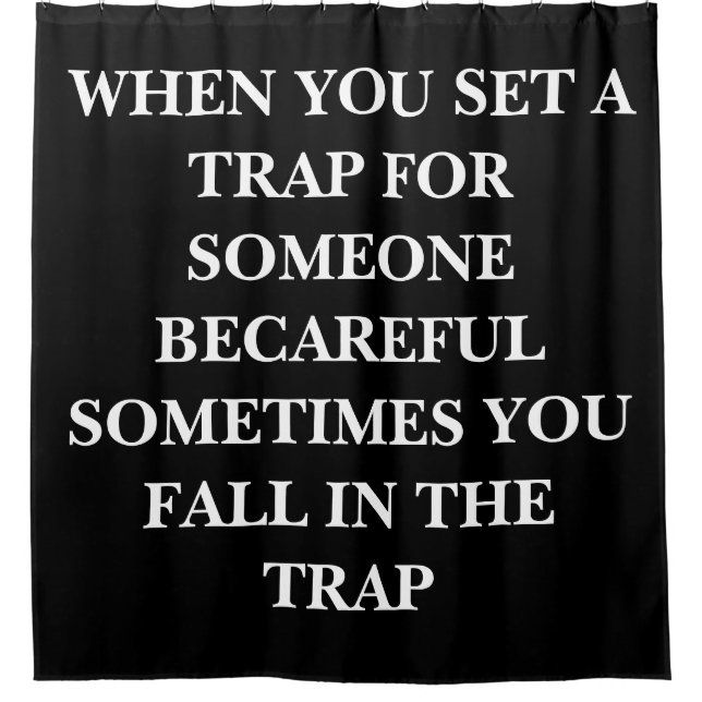 TRAP DUSCHVORHANG (Vorderseite)