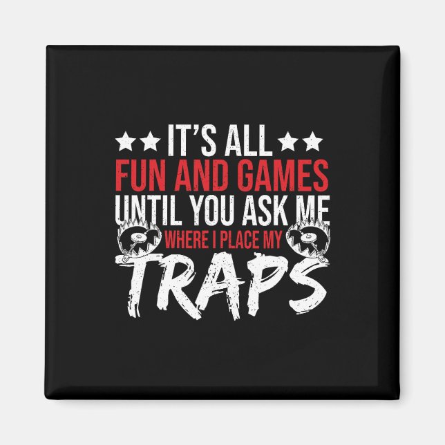 Trap Hunter Stuff Tools Trapping Gear Coyote Trapp Magnet (Vorne)