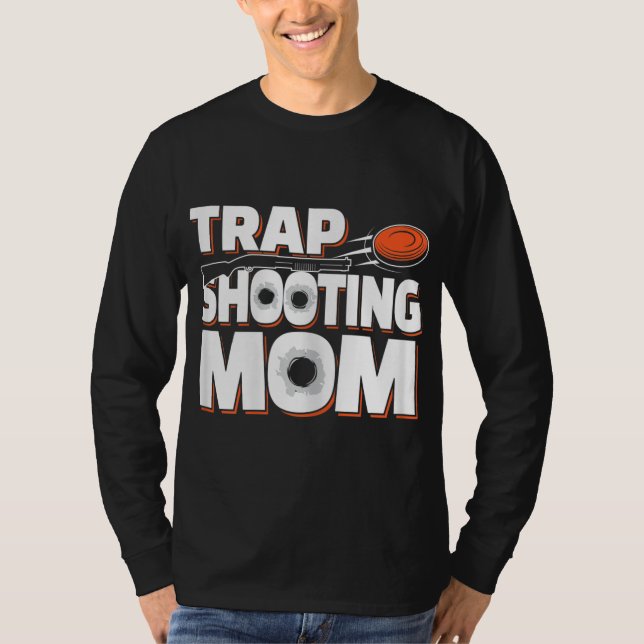 Trap Shooting-Mama T-Shirt (Vorderseite)