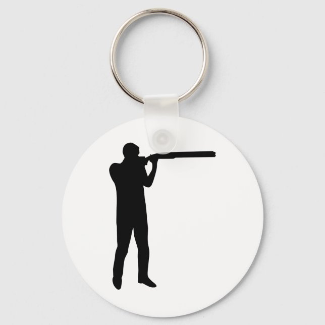 Trap Shooting Schlüsselanhänger (Vorderseite)